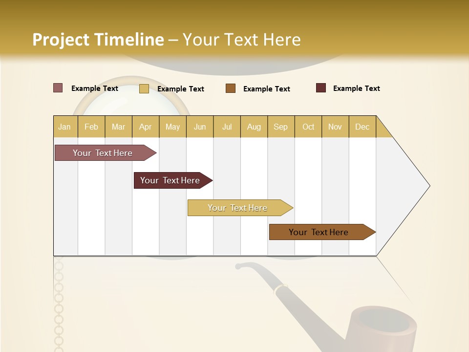 Pipe Element Antique PowerPoint Template