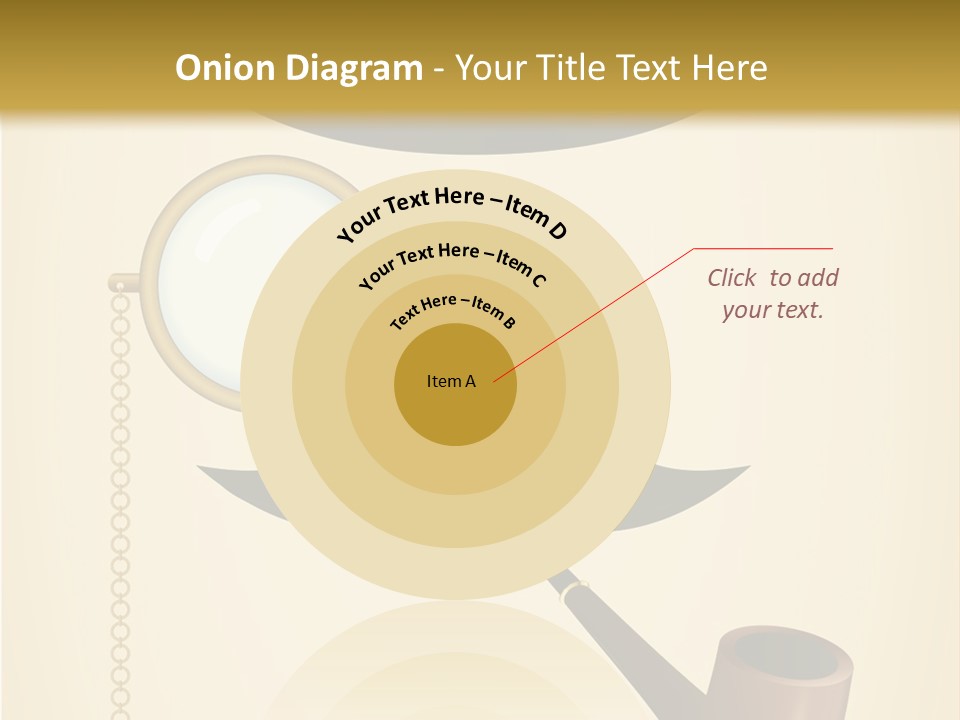 Pipe Element Antique PowerPoint Template