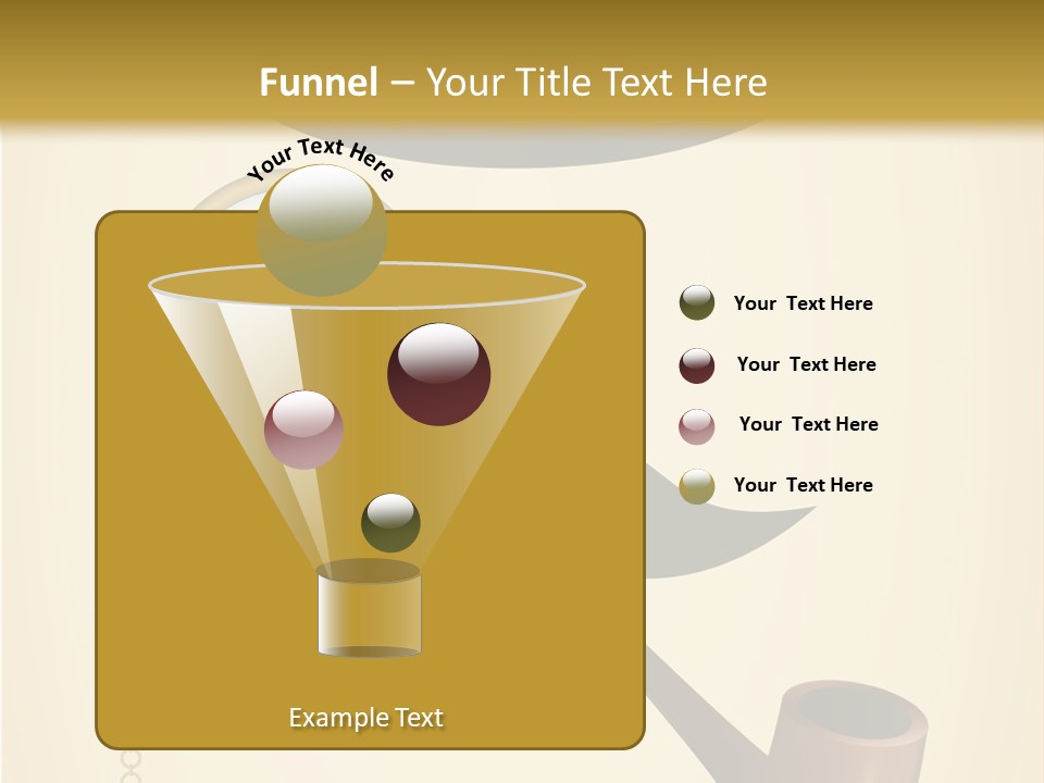 Pipe Element Antique PowerPoint Template