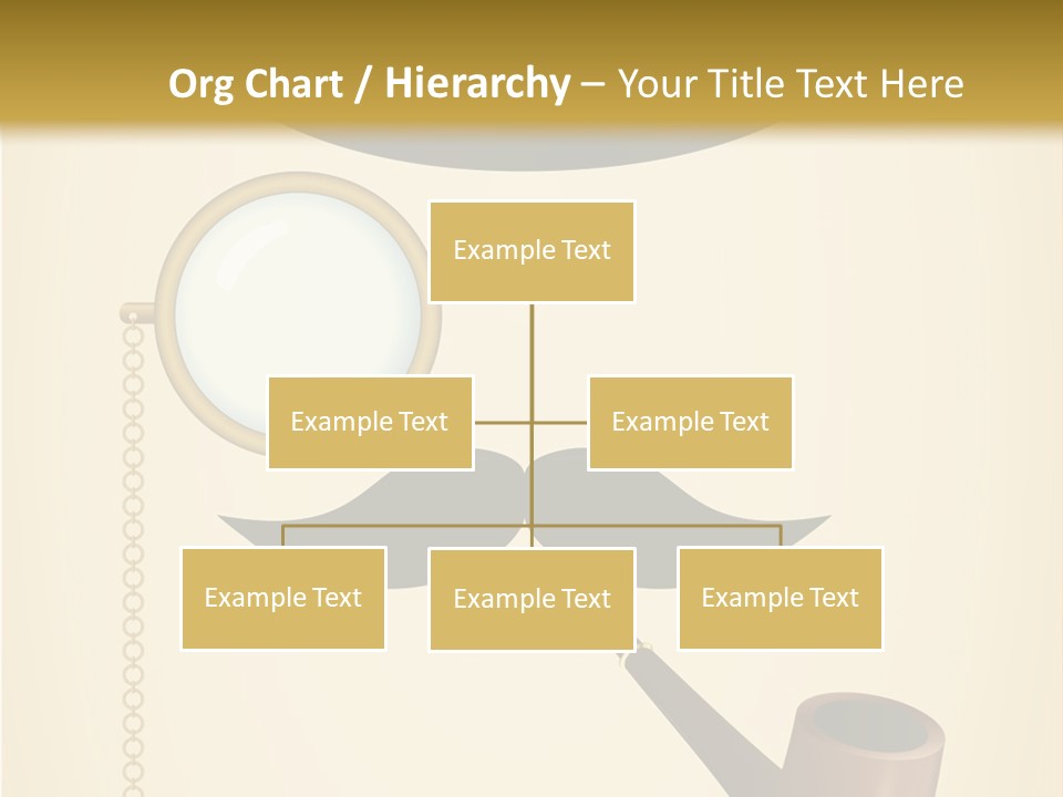 Pipe Element Antique PowerPoint Template