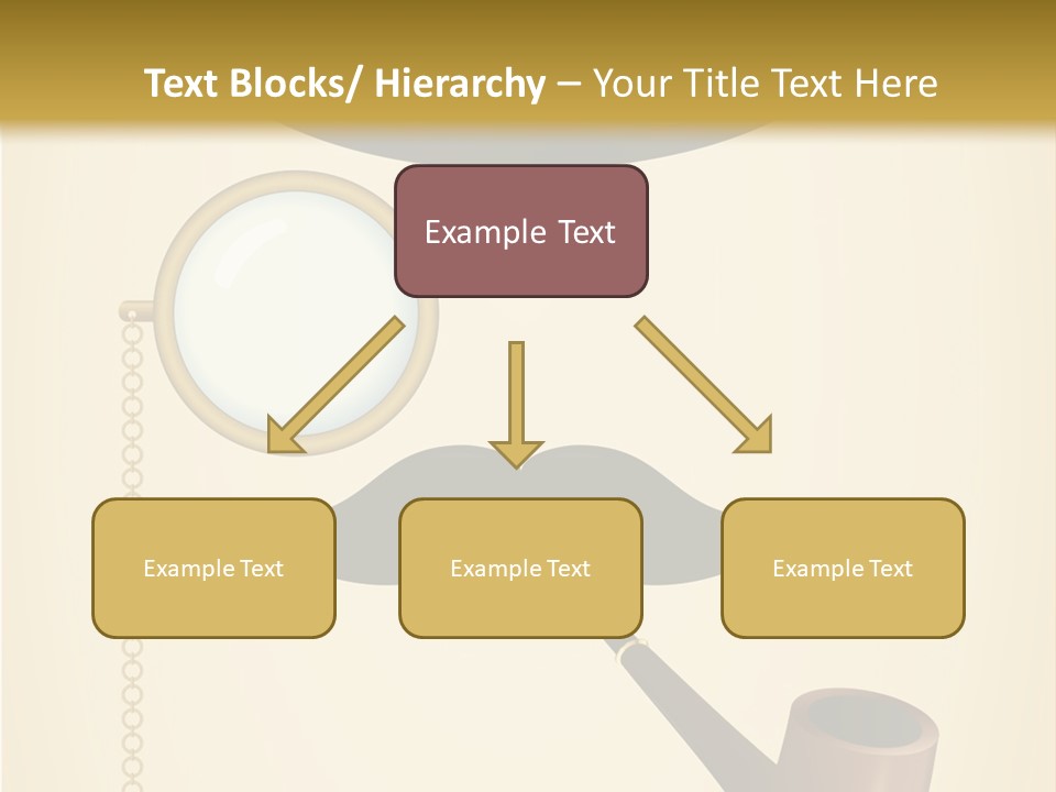 Pipe Element Antique PowerPoint Template