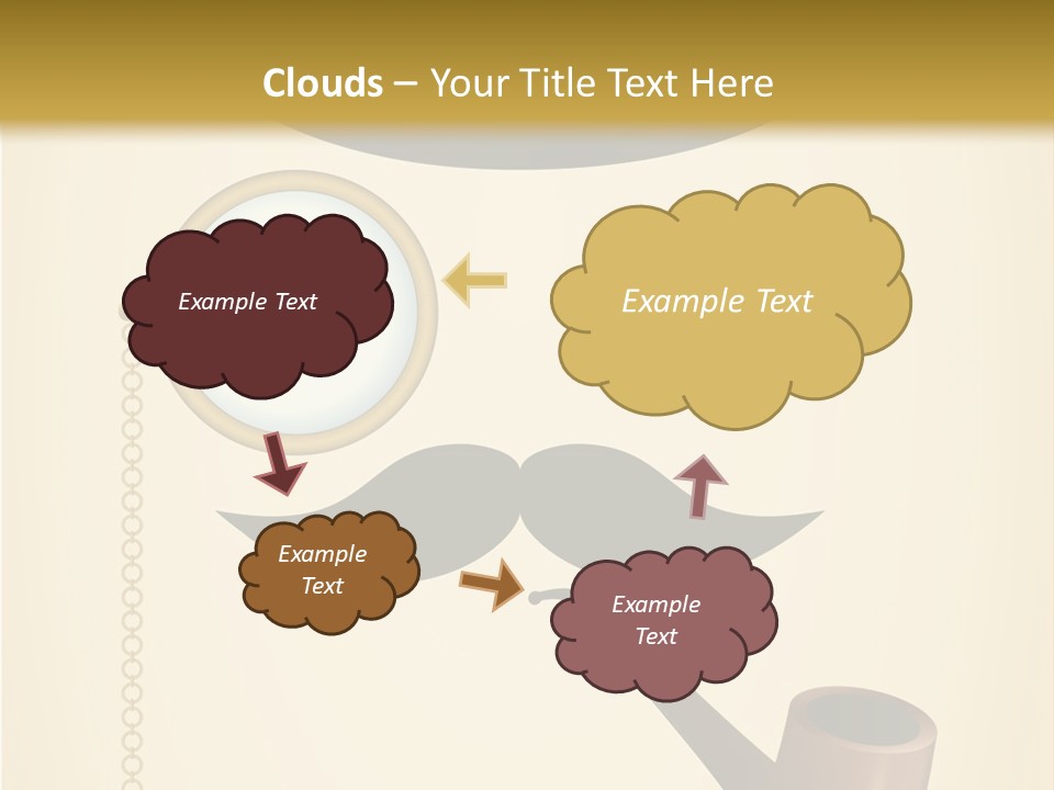 Pipe Element Antique PowerPoint Template