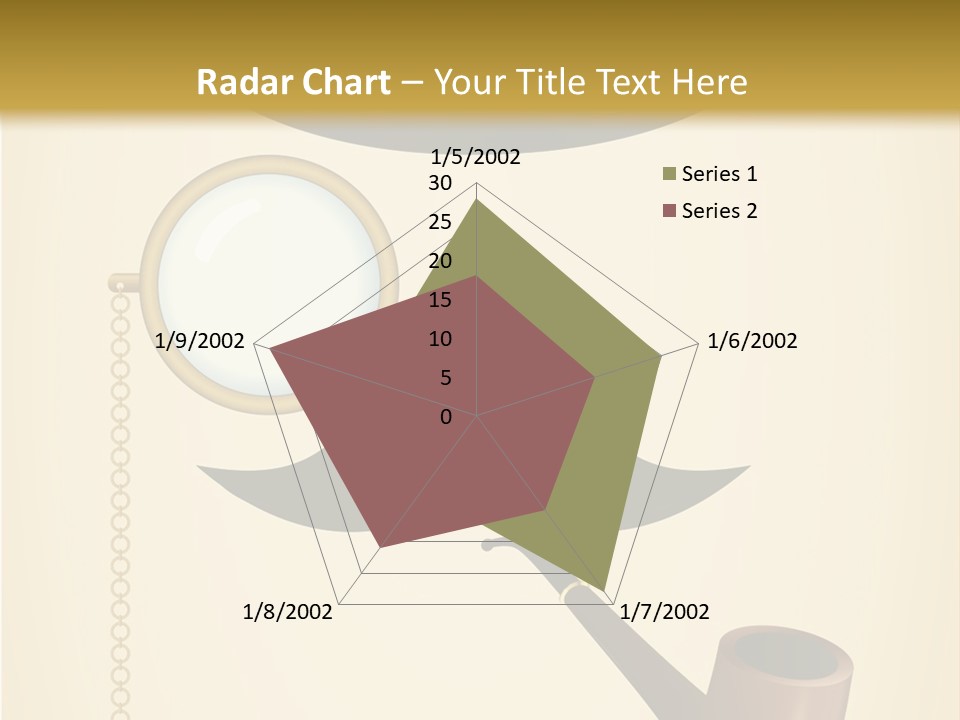 Pipe Element Antique PowerPoint Template