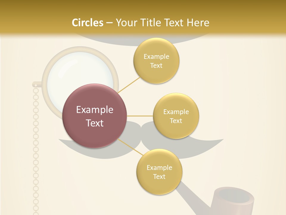 Pipe Element Antique PowerPoint Template