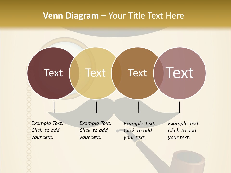 Pipe Element Antique PowerPoint Template