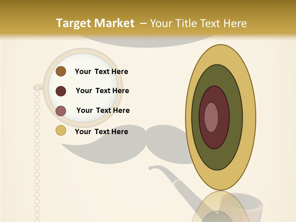 Pipe Element Antique PowerPoint Template