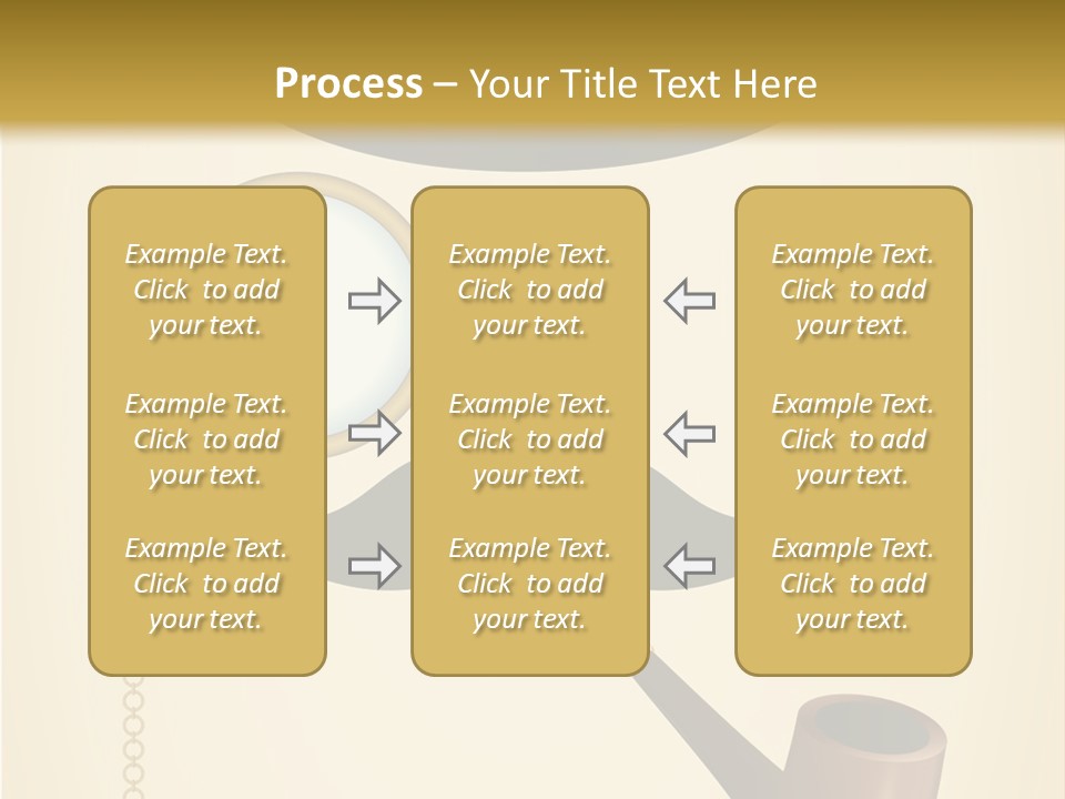 Pipe Element Antique PowerPoint Template