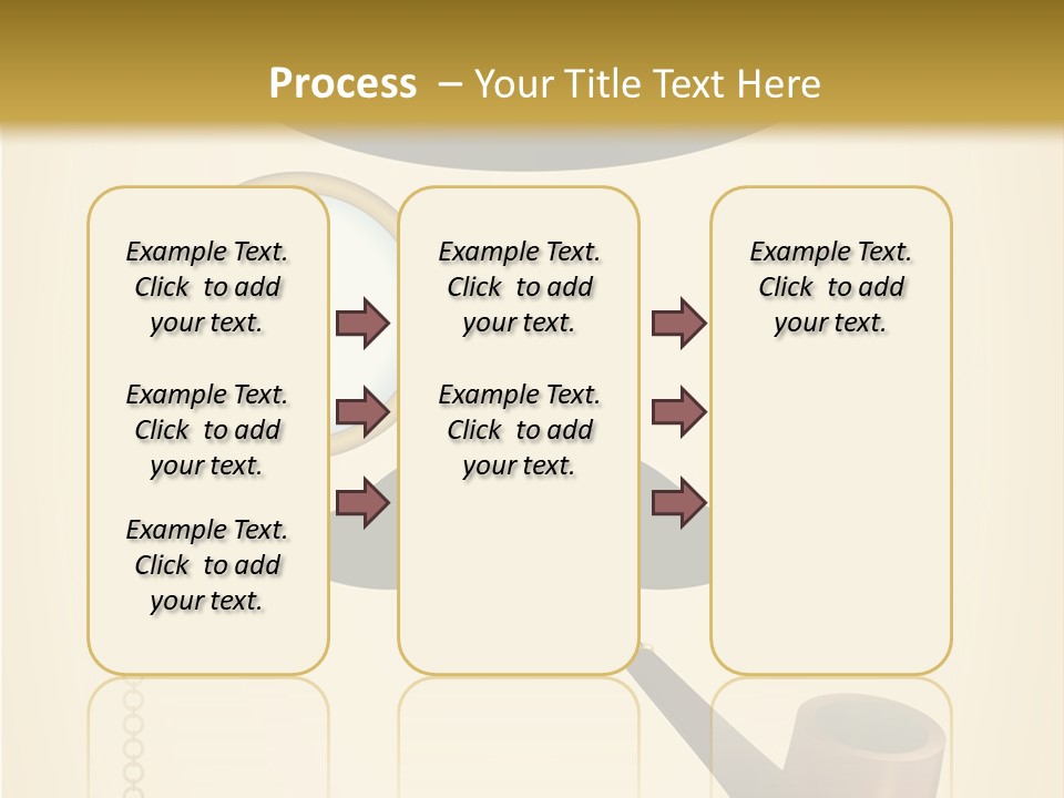 Pipe Element Antique PowerPoint Template