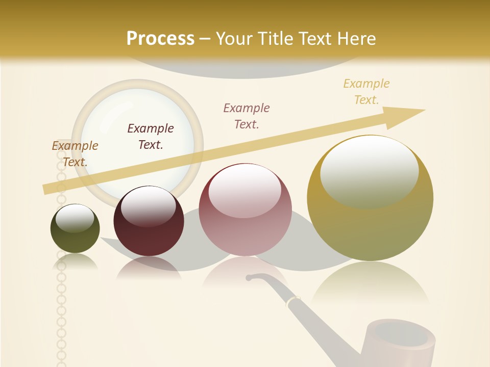 Pipe Element Antique PowerPoint Template