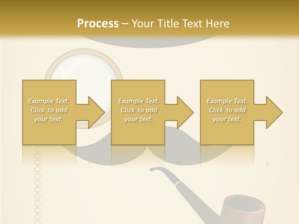 Pipe Element Antique PowerPoint Template