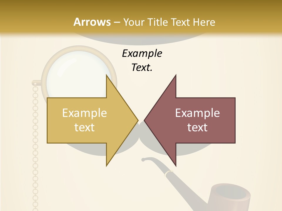 Pipe Element Antique PowerPoint Template