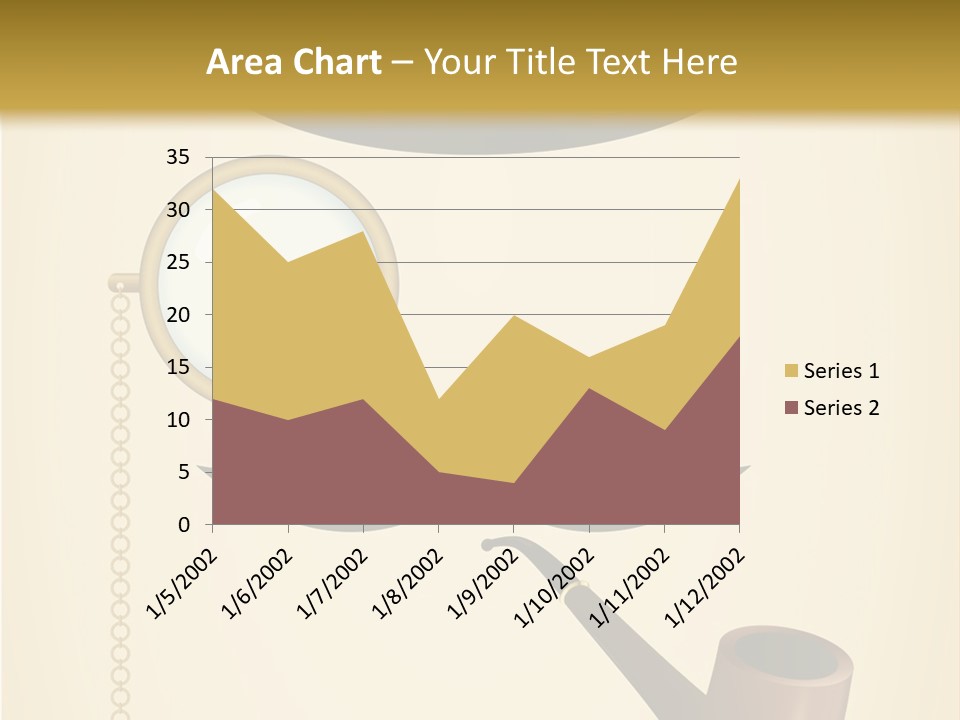 Pipe Element Antique PowerPoint Template
