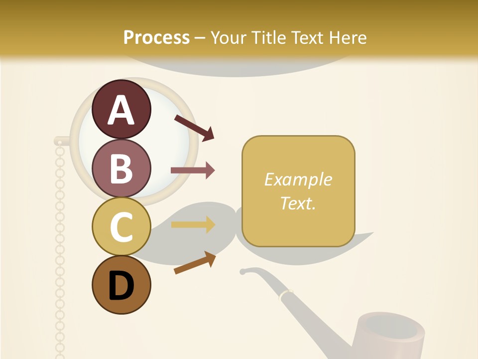 Pipe Element Antique PowerPoint Template