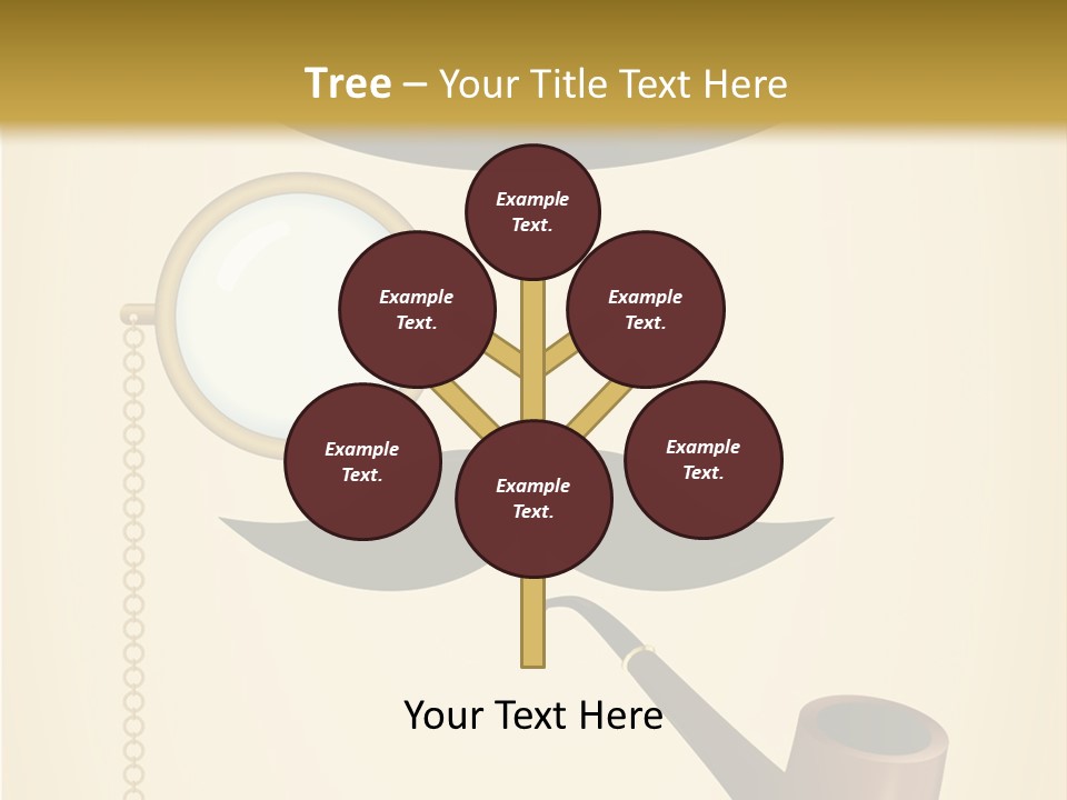 Pipe Element Antique PowerPoint Template