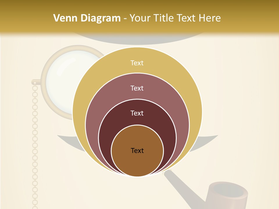Pipe Element Antique PowerPoint Template