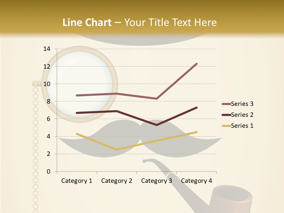 Pipe Element Antique PowerPoint Template