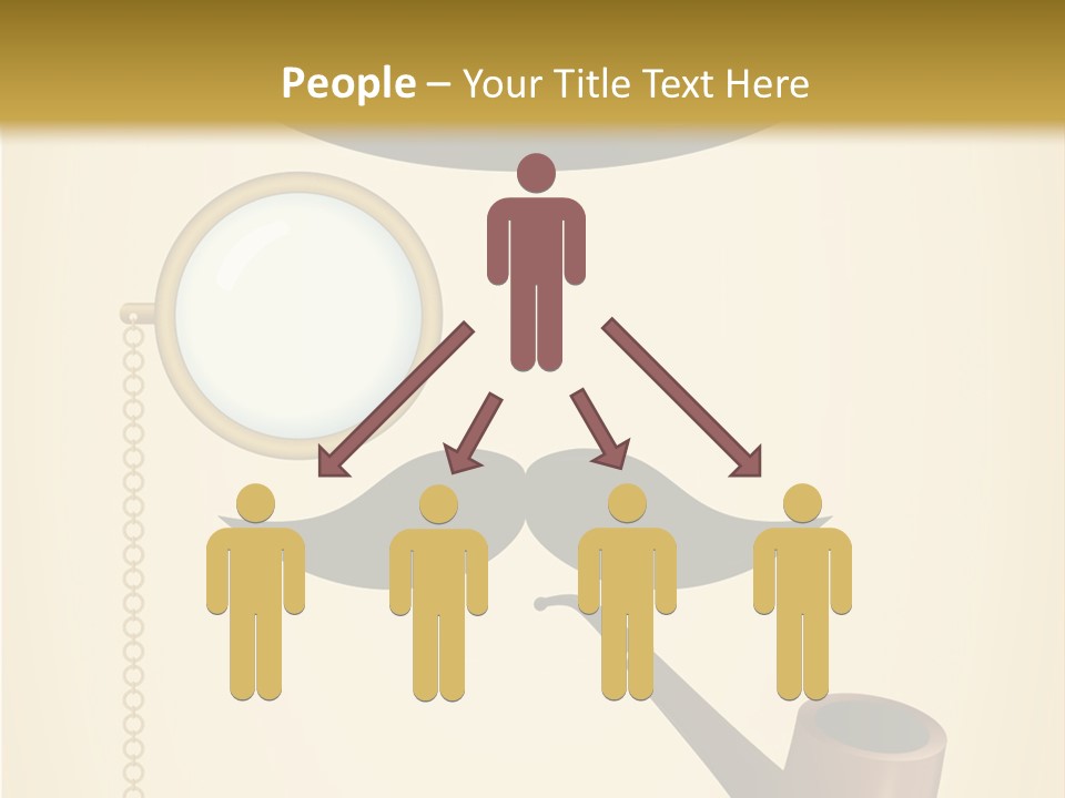 Pipe Element Antique PowerPoint Template