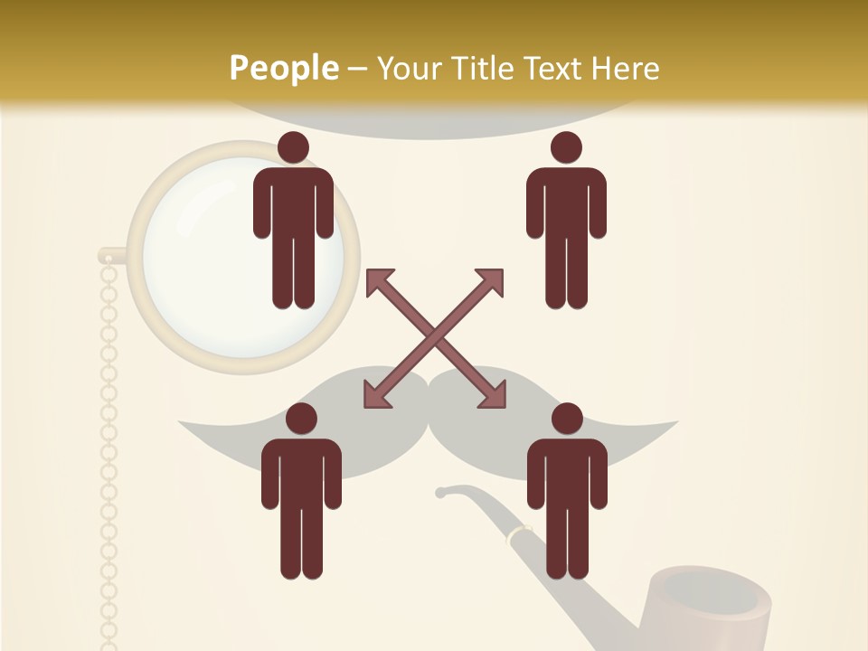 Pipe Element Antique PowerPoint Template