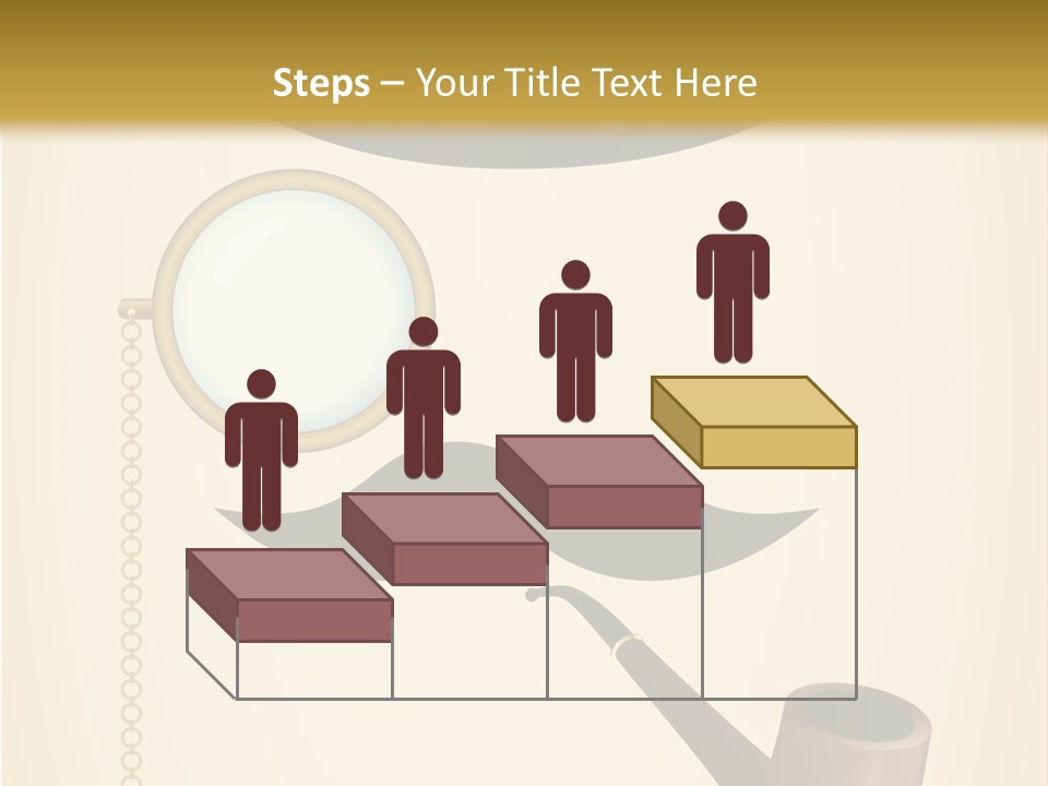 Pipe Element Antique PowerPoint Template