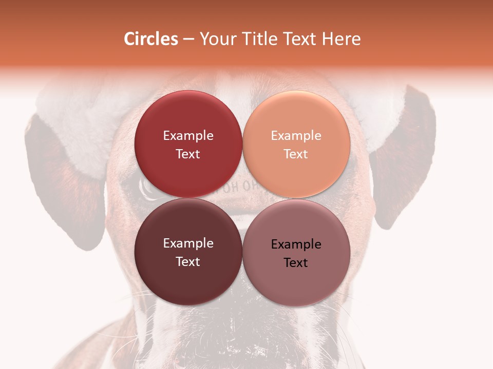 Red Wrinkle Santa PowerPoint Template