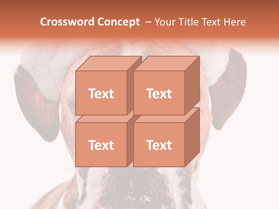 Red Wrinkle Santa PowerPoint Template