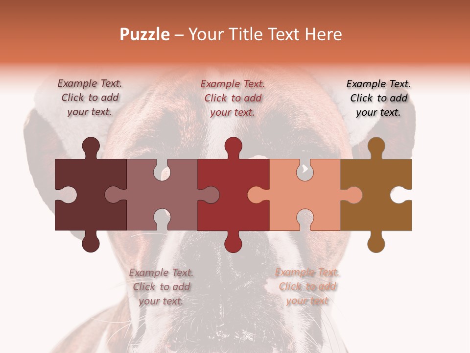 Red Wrinkle Santa PowerPoint Template