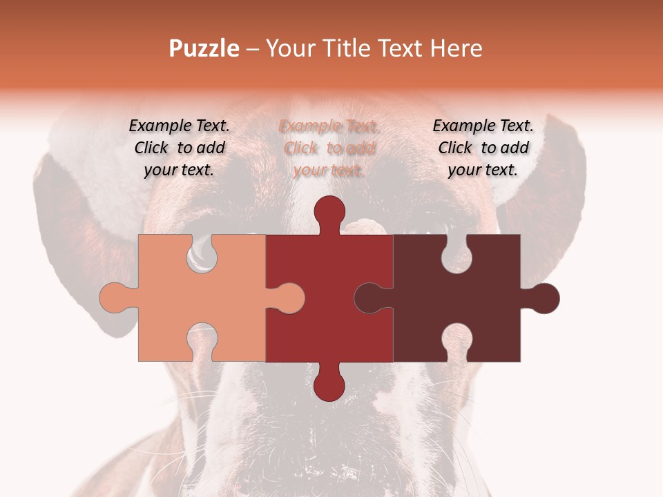 Red Wrinkle Santa PowerPoint Template