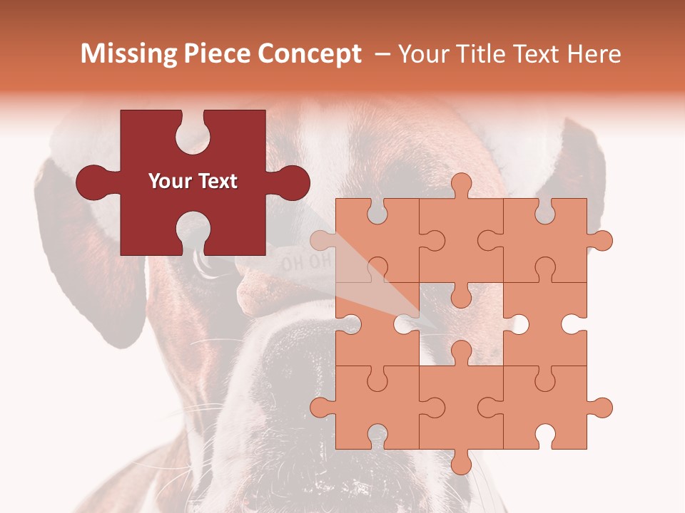 Red Wrinkle Santa PowerPoint Template