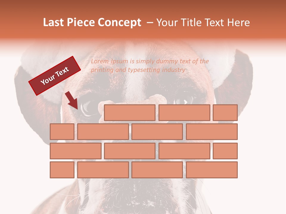 Red Wrinkle Santa PowerPoint Template
