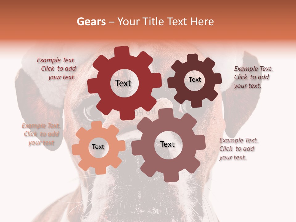 Red Wrinkle Santa PowerPoint Template