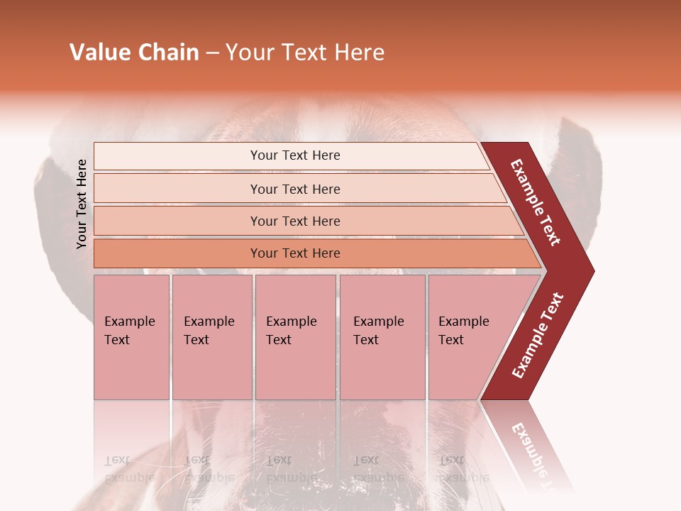 Red Wrinkle Santa PowerPoint Template