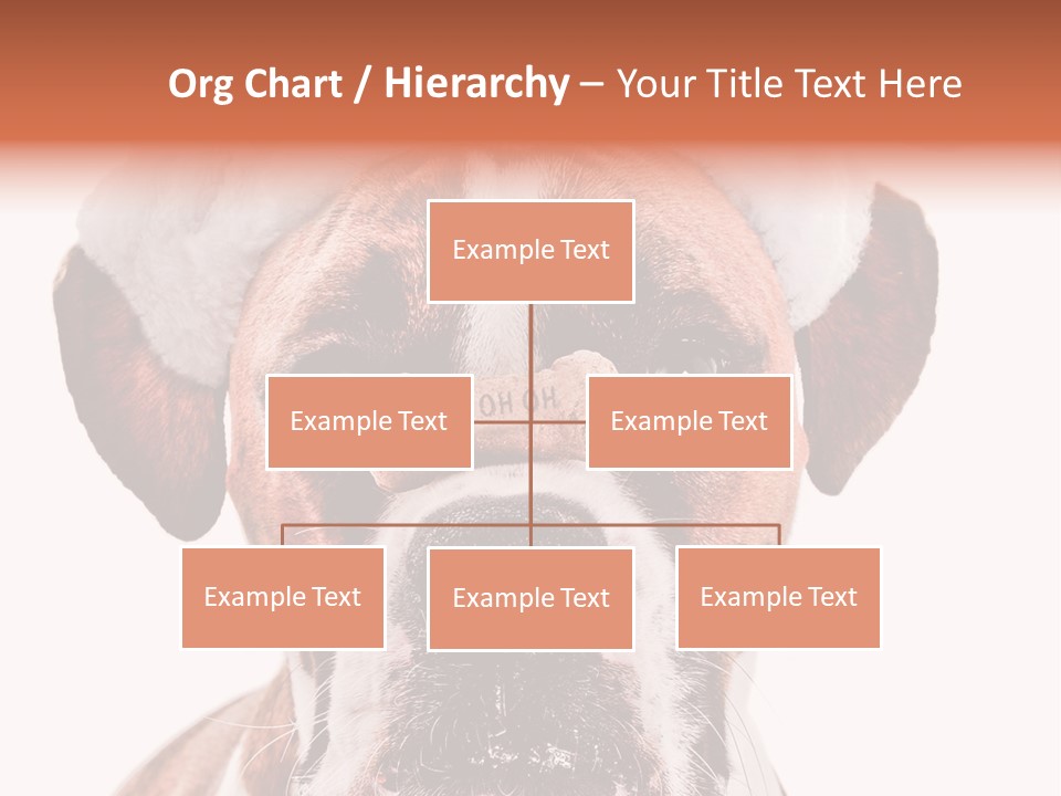Red Wrinkle Santa PowerPoint Template