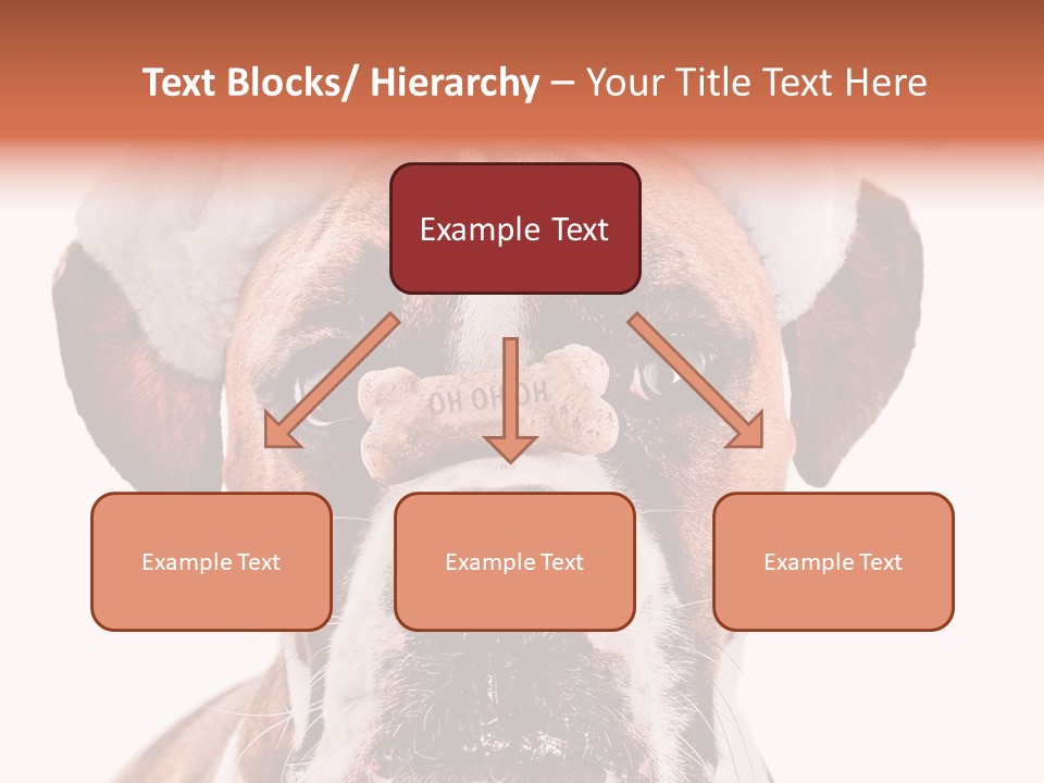 Red Wrinkle Santa PowerPoint Template