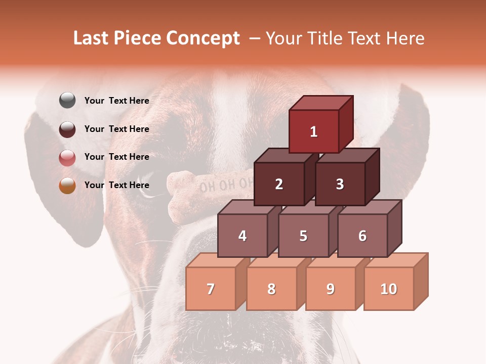 Red Wrinkle Santa PowerPoint Template