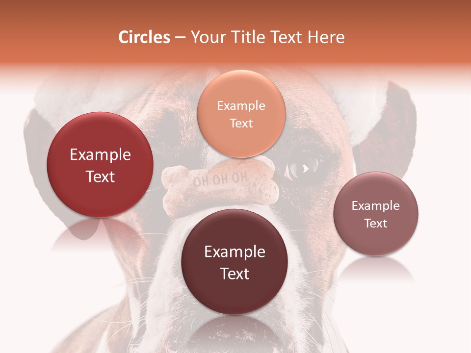 Red Wrinkle Santa PowerPoint Template