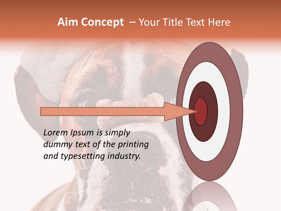 Red Wrinkle Santa PowerPoint Template