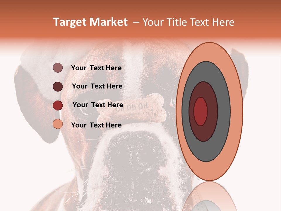 Red Wrinkle Santa PowerPoint Template