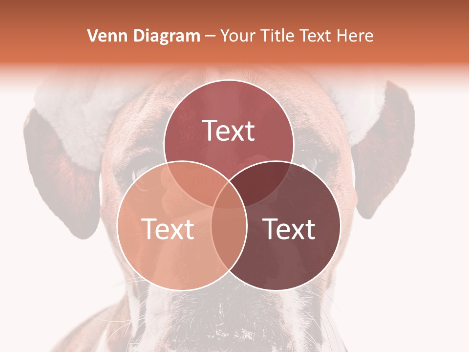 Red Wrinkle Santa PowerPoint Template