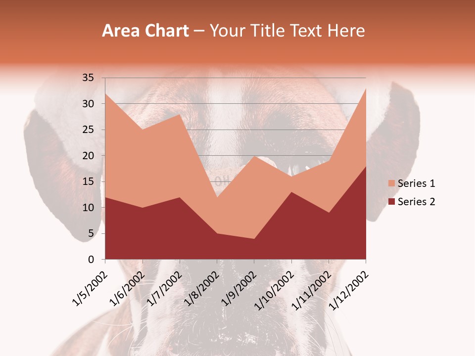 Red Wrinkle Santa PowerPoint Template