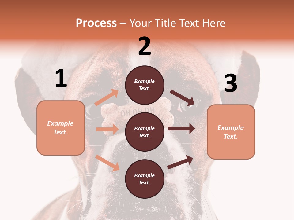 Red Wrinkle Santa PowerPoint Template