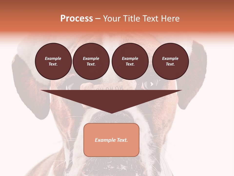 Red Wrinkle Santa PowerPoint Template