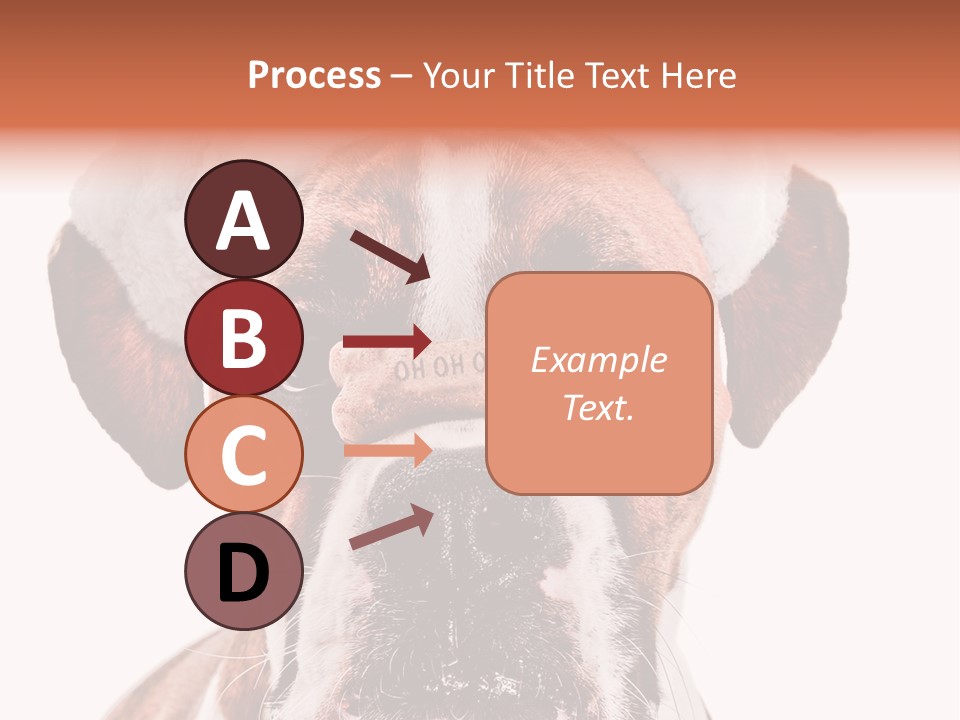 Red Wrinkle Santa PowerPoint Template