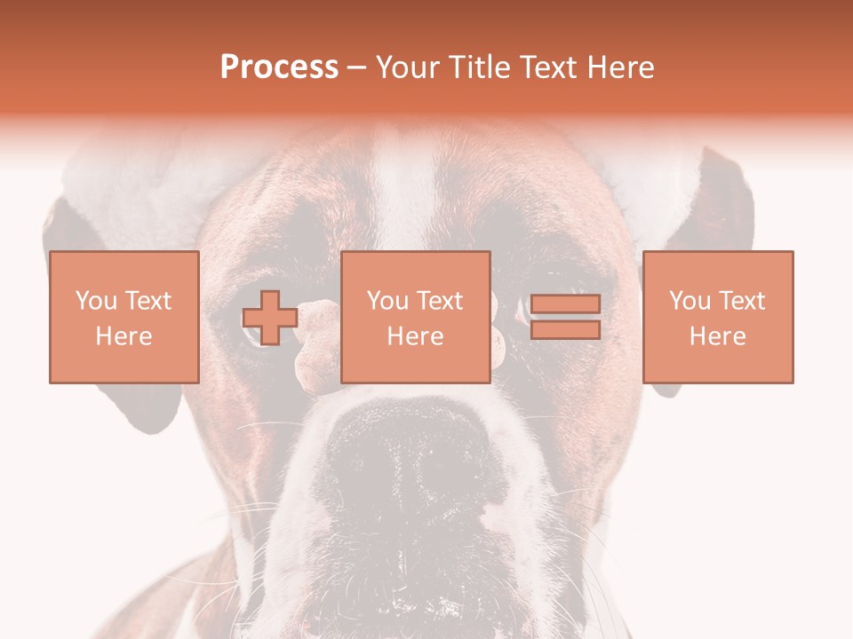 Red Wrinkle Santa PowerPoint Template