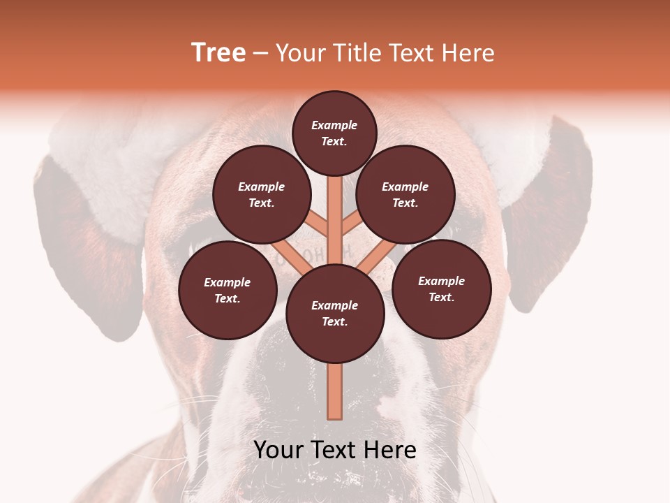 Red Wrinkle Santa PowerPoint Template