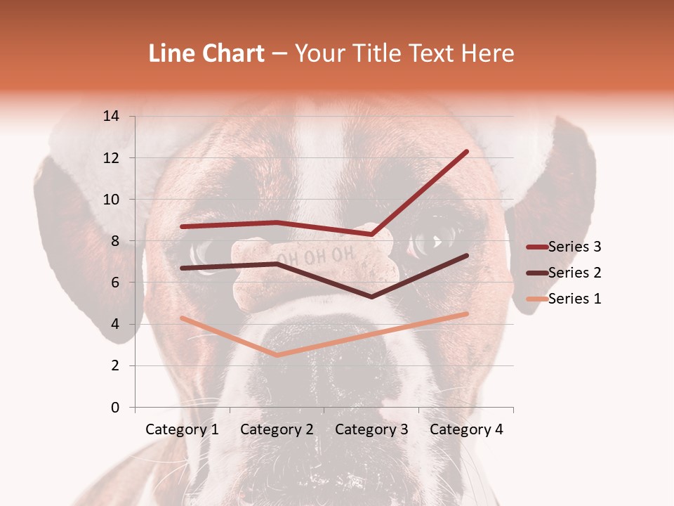 Red Wrinkle Santa PowerPoint Template