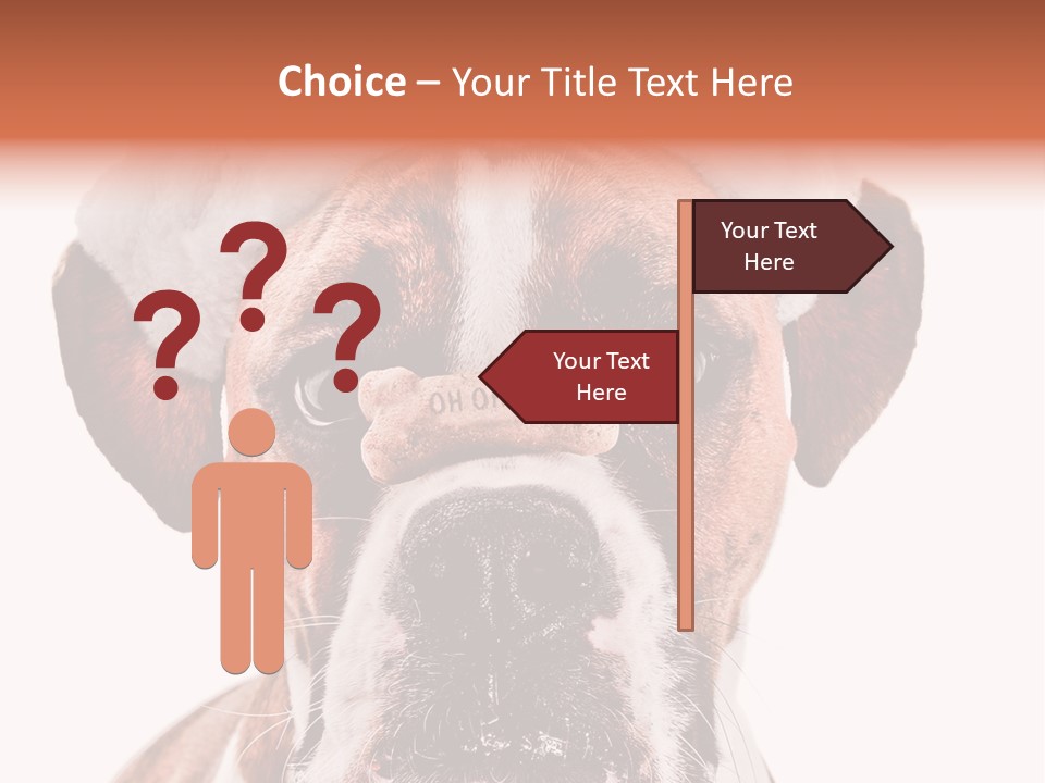 Red Wrinkle Santa PowerPoint Template