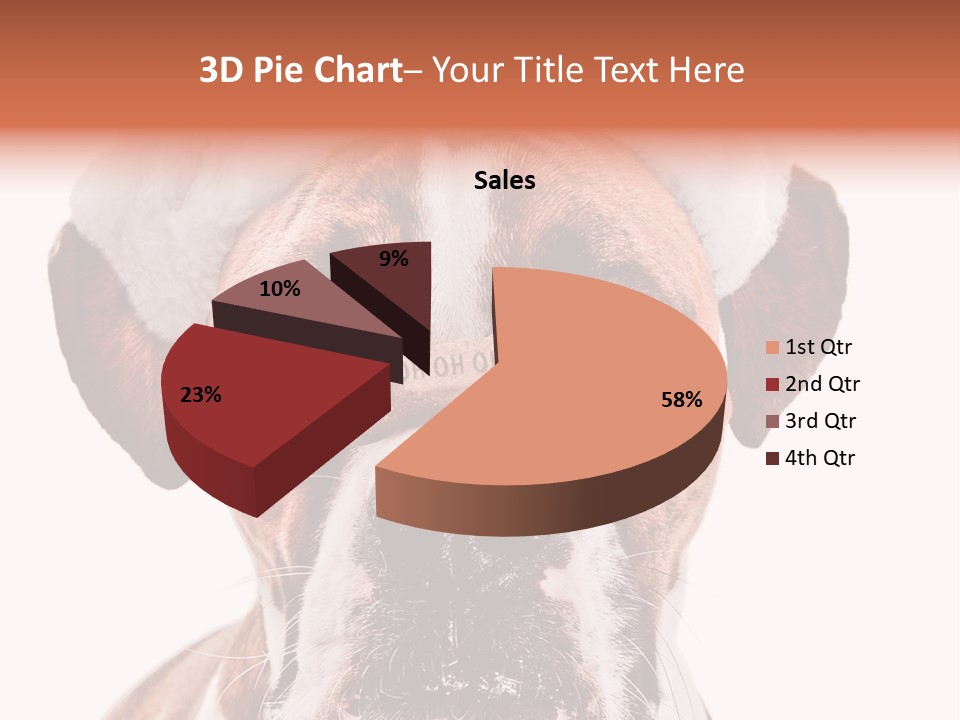 Red Wrinkle Santa PowerPoint Template