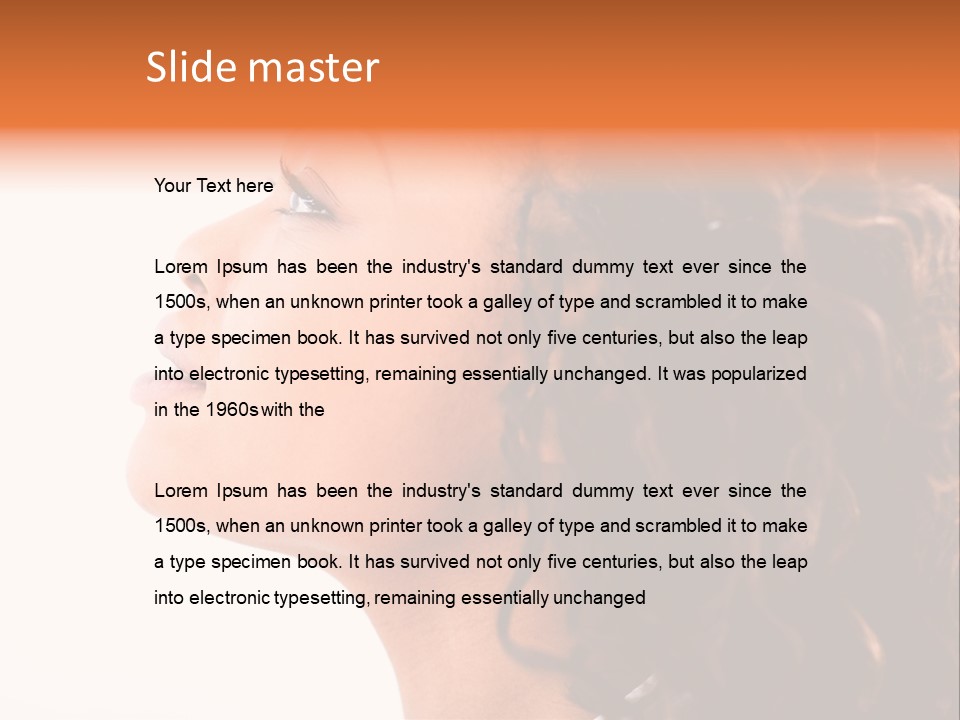 Black Smile Attractive PowerPoint Template