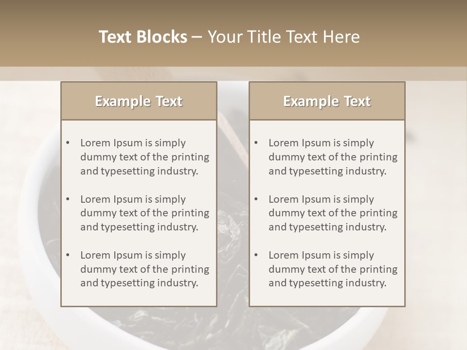 Indian Chinese Drink PowerPoint Template