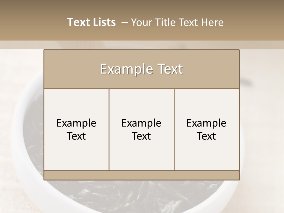 Indian Chinese Drink PowerPoint Template